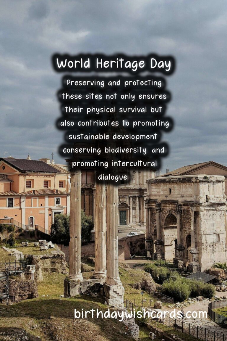 International Day of Monuments and Sites - April 18