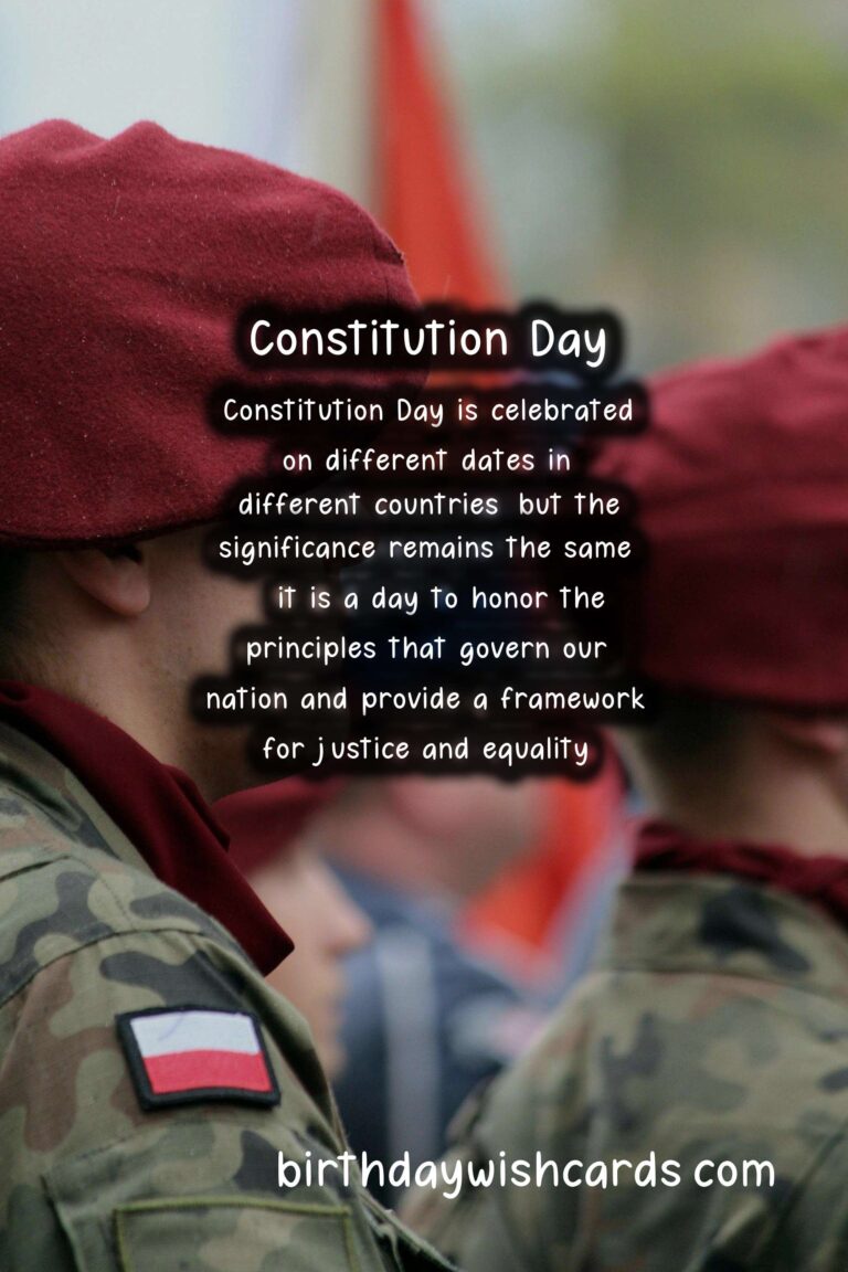 July 14 – Constitution Day: A Day to Celebrate Our Rights and Freedoms