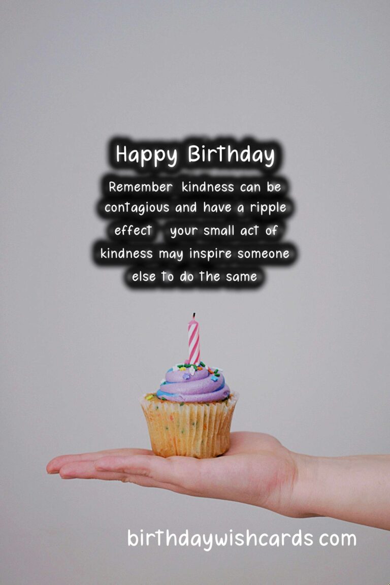 Kindness Challenge: Inspiring Others on Your Birthday