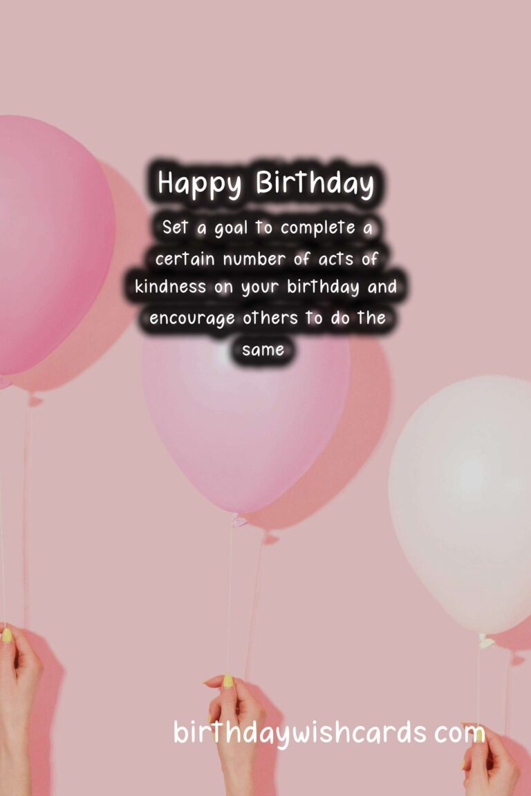 Kindness Challenge: Inspiring Others on Your Birthday