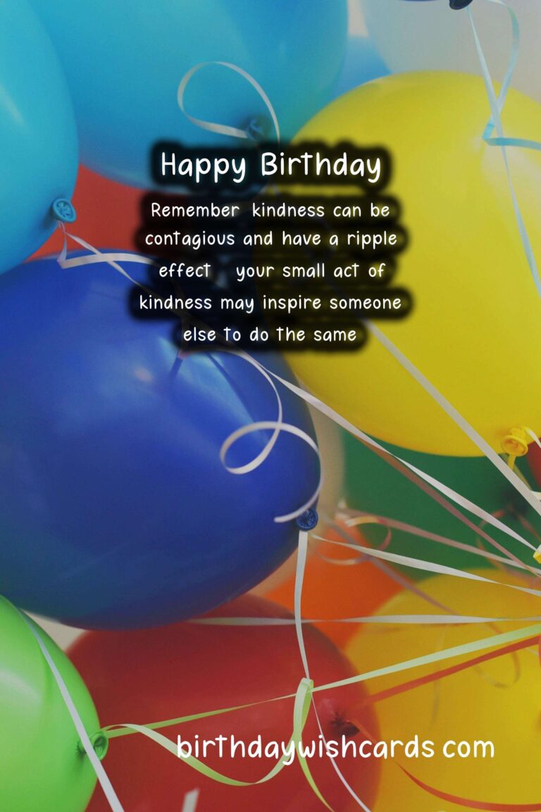 Kindness Challenge: Inspiring Others on Your Birthday