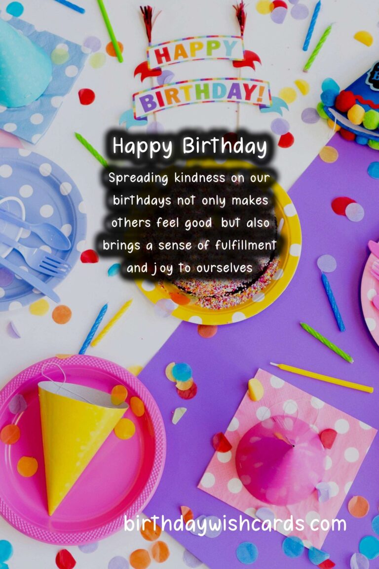 Kindness Challenge: Inspiring Others on Your Birthday