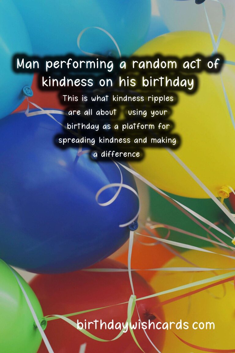 Kindness Ripple: Making a Difference on Your Birthday