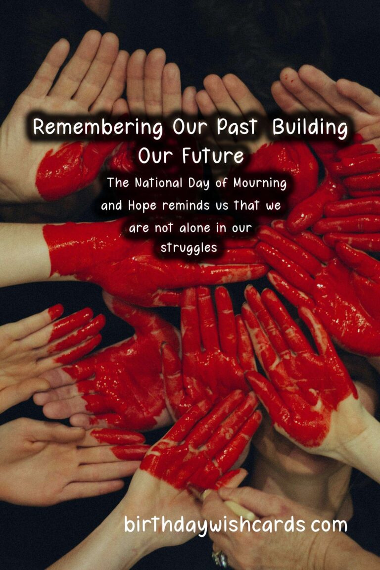 National Day of Mourning and Hope – November 14