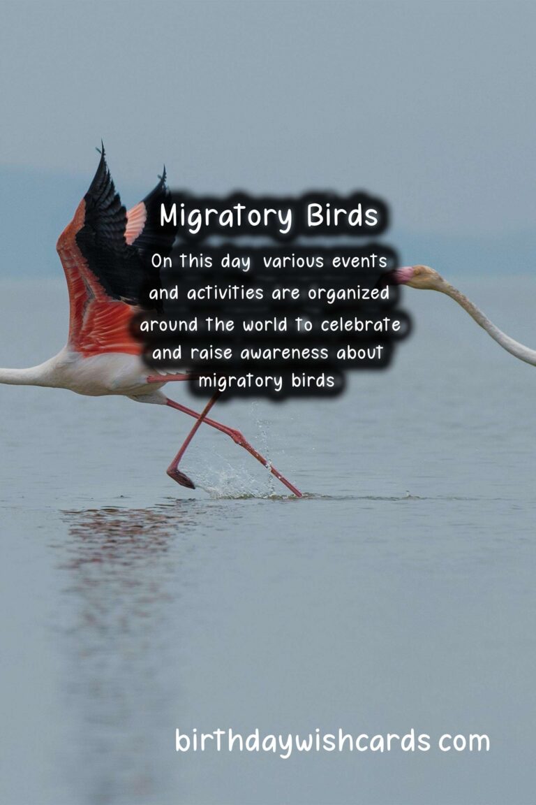 National Day of the Migratory Bird - January 12