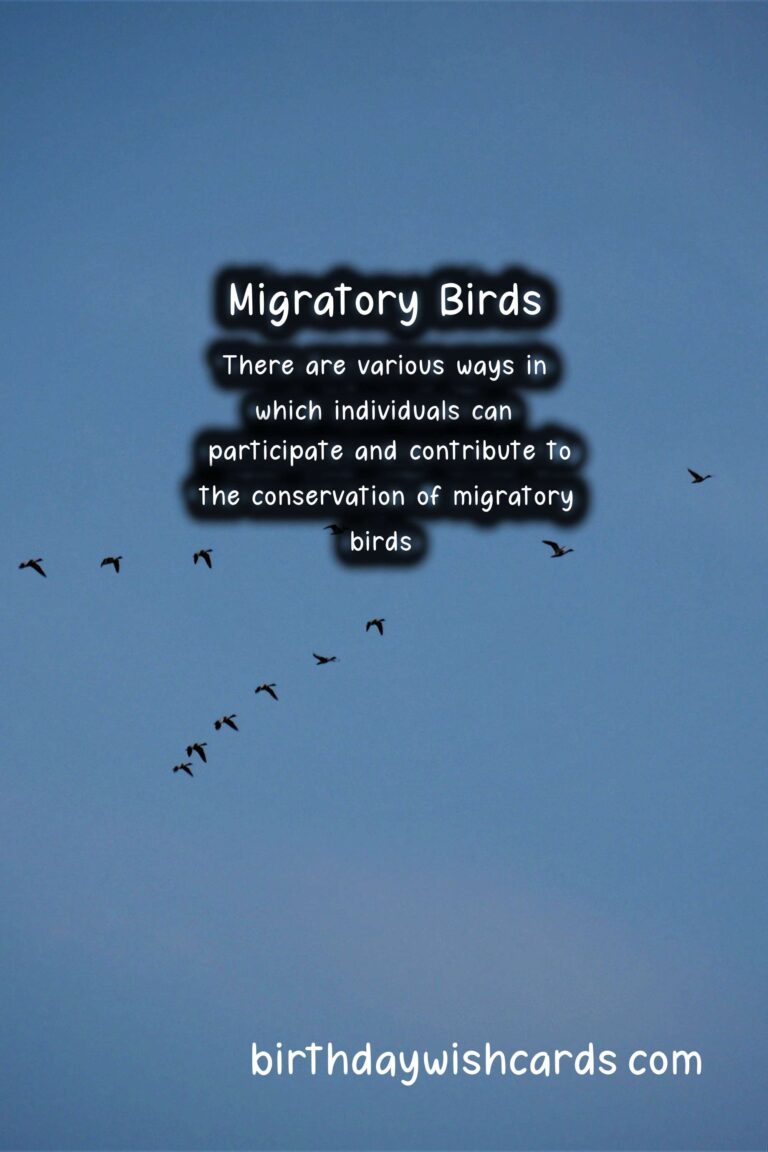 National Day of the Migratory Bird - January 12