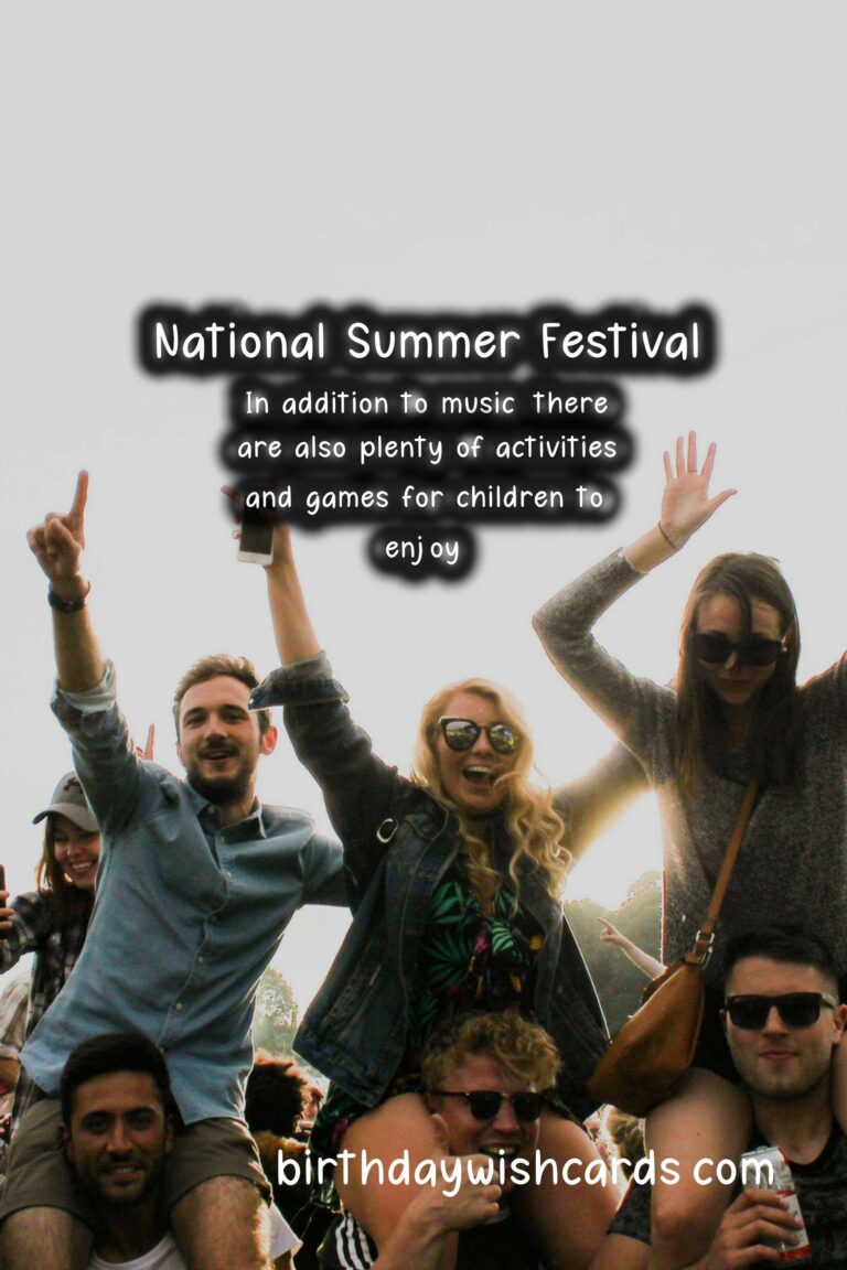 National Summer Festival - February 01
