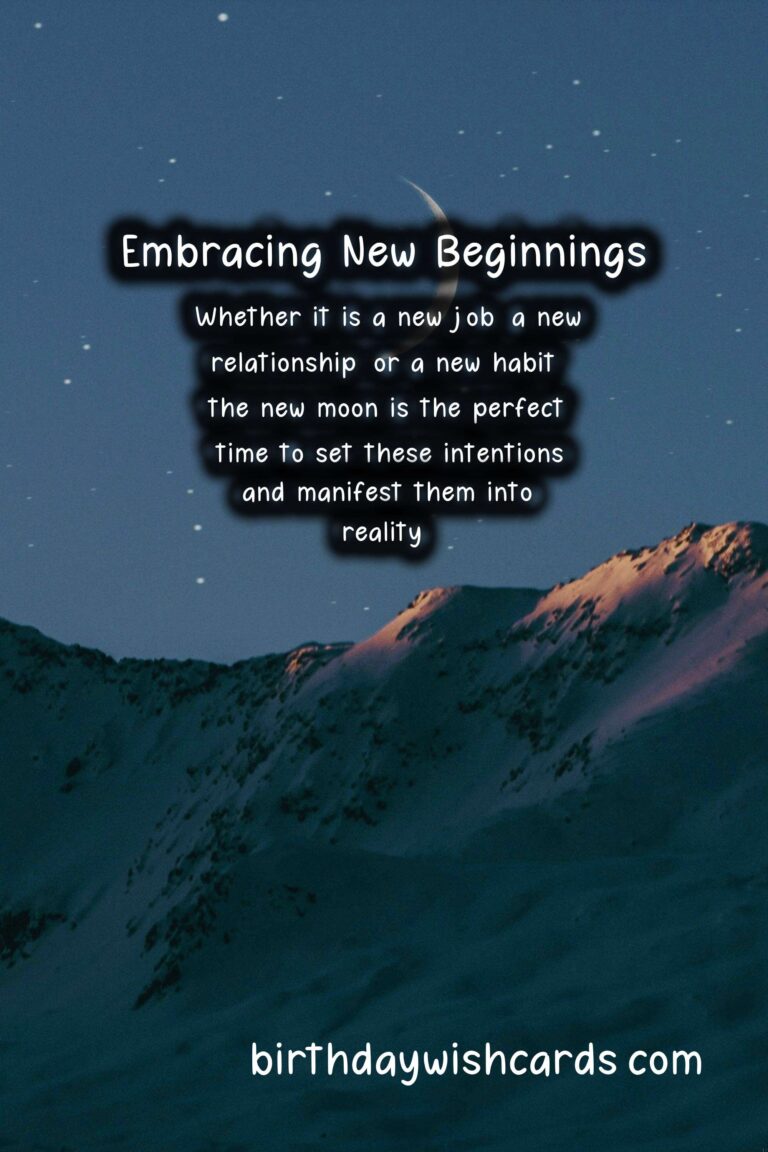 New Moon Wishes: Embracing New Beginnings