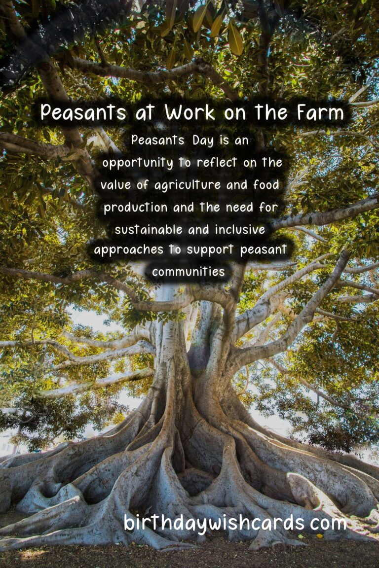 Peasants’ Day – March 2: A Day to Celebrate the Unsung Heroes of Agriculture