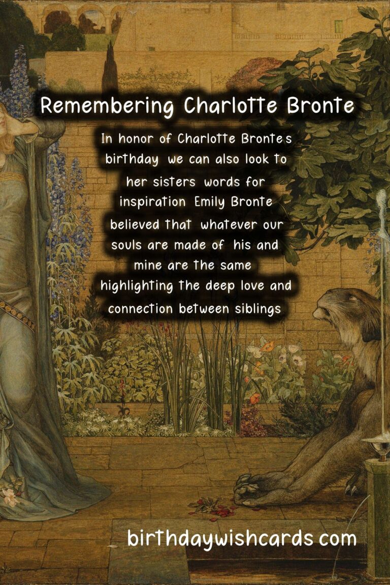 Remembering Charlotte Bronte: Celebrating Her Birthday with Quotes and Love from the Bronte Sisters