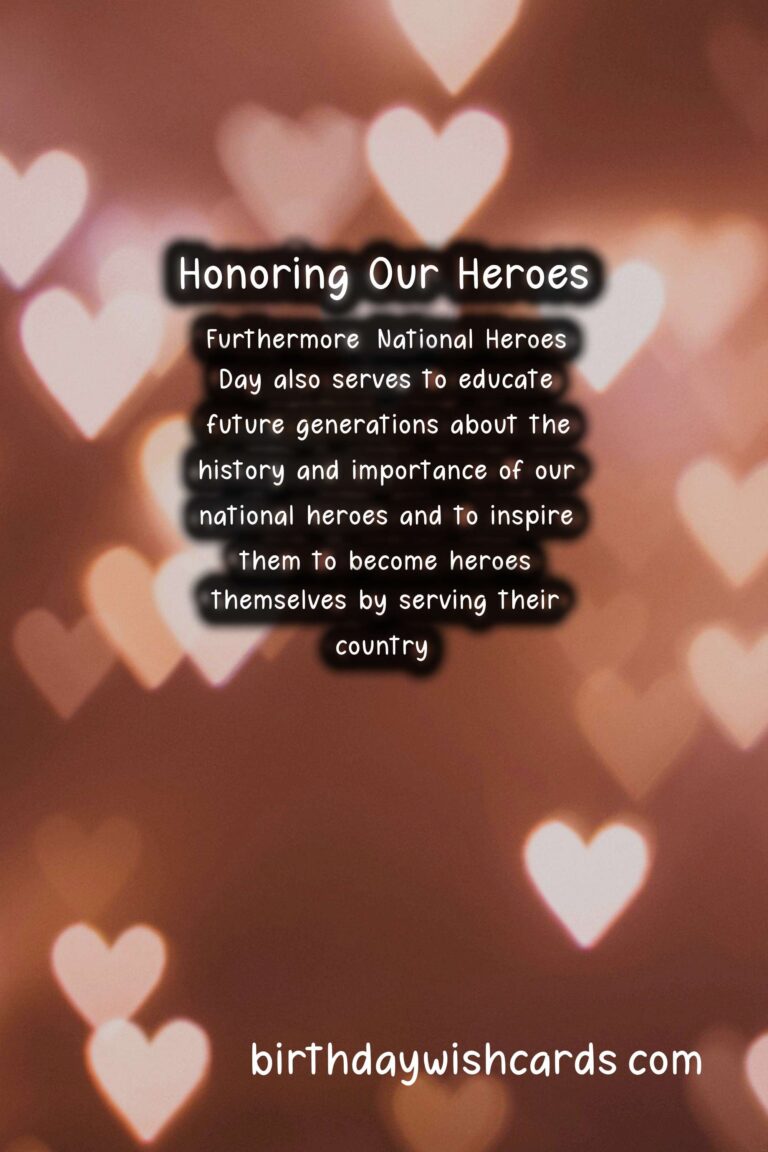 23 May - National Heroes Day: Honoring the Courageous Heroes of Our Nation