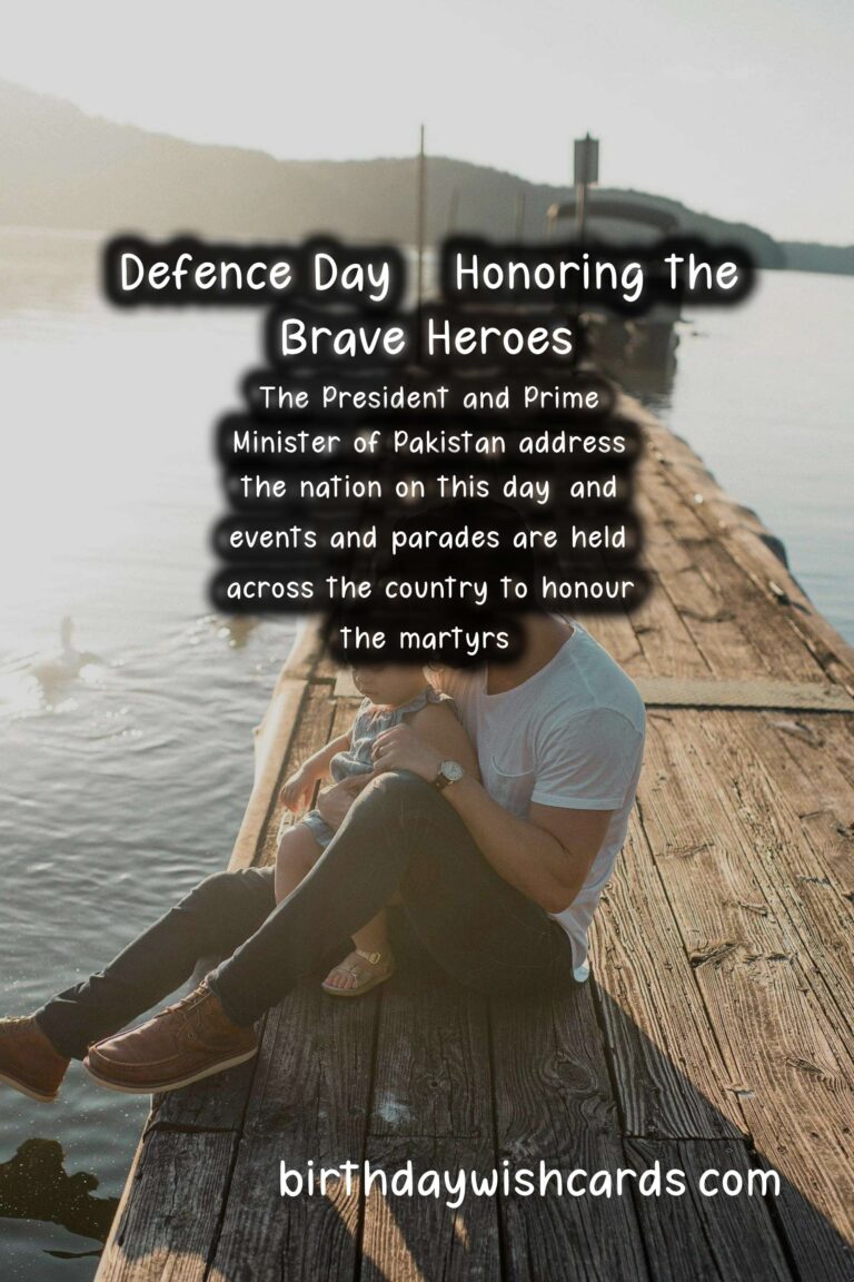 9 September - Defence Day: Remembering the Brave Heroes of Pakistan