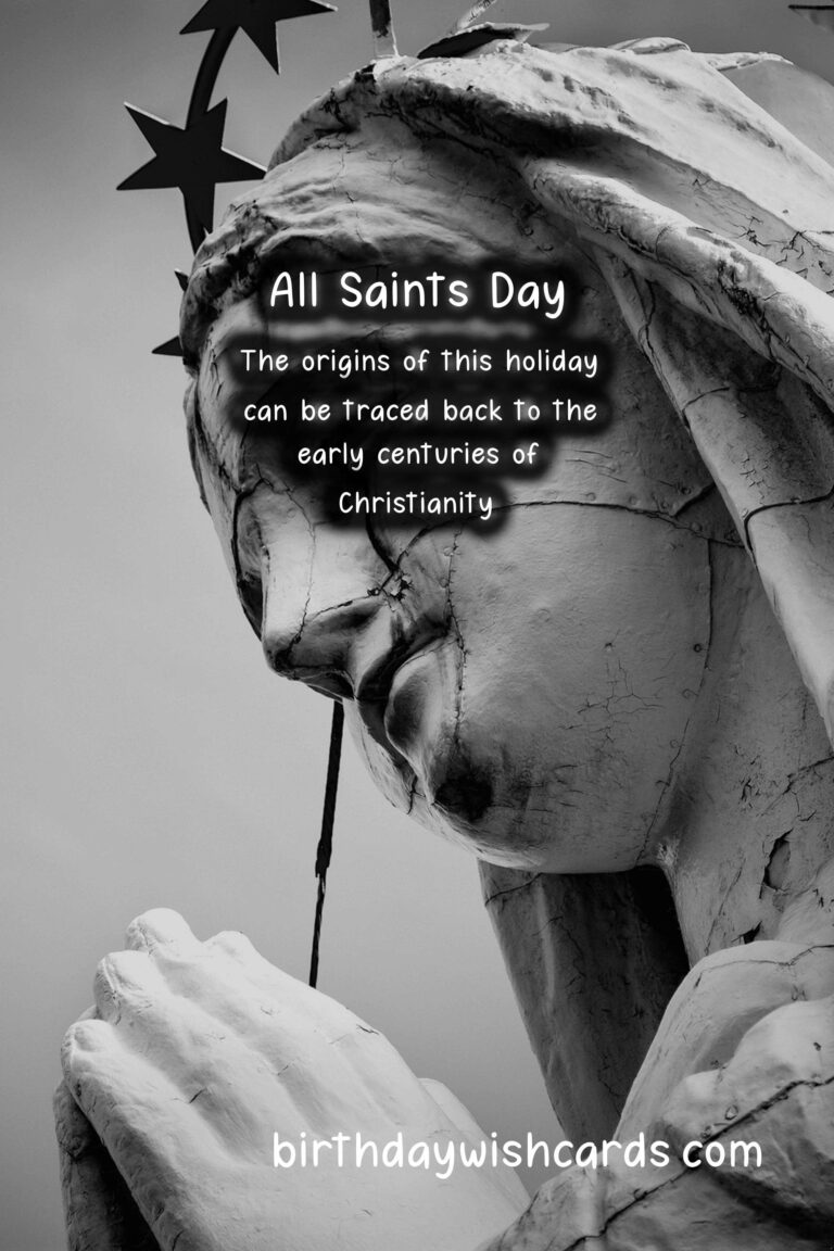 All saints day: A celebration of faith and remembrance