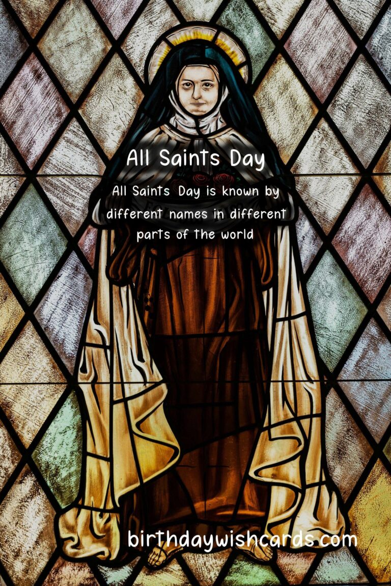 All saints day: A celebration of faith and remembrance
