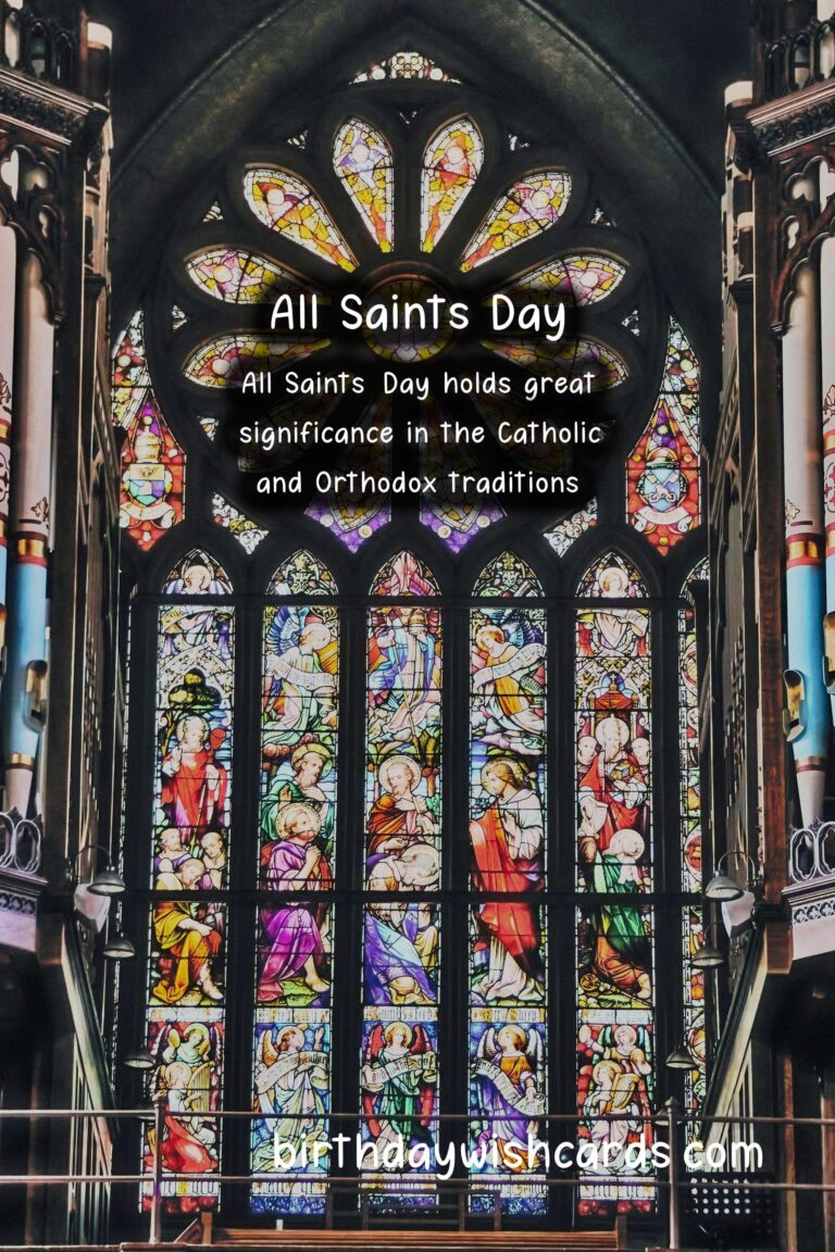 All saints day: A celebration of faith and remembrance