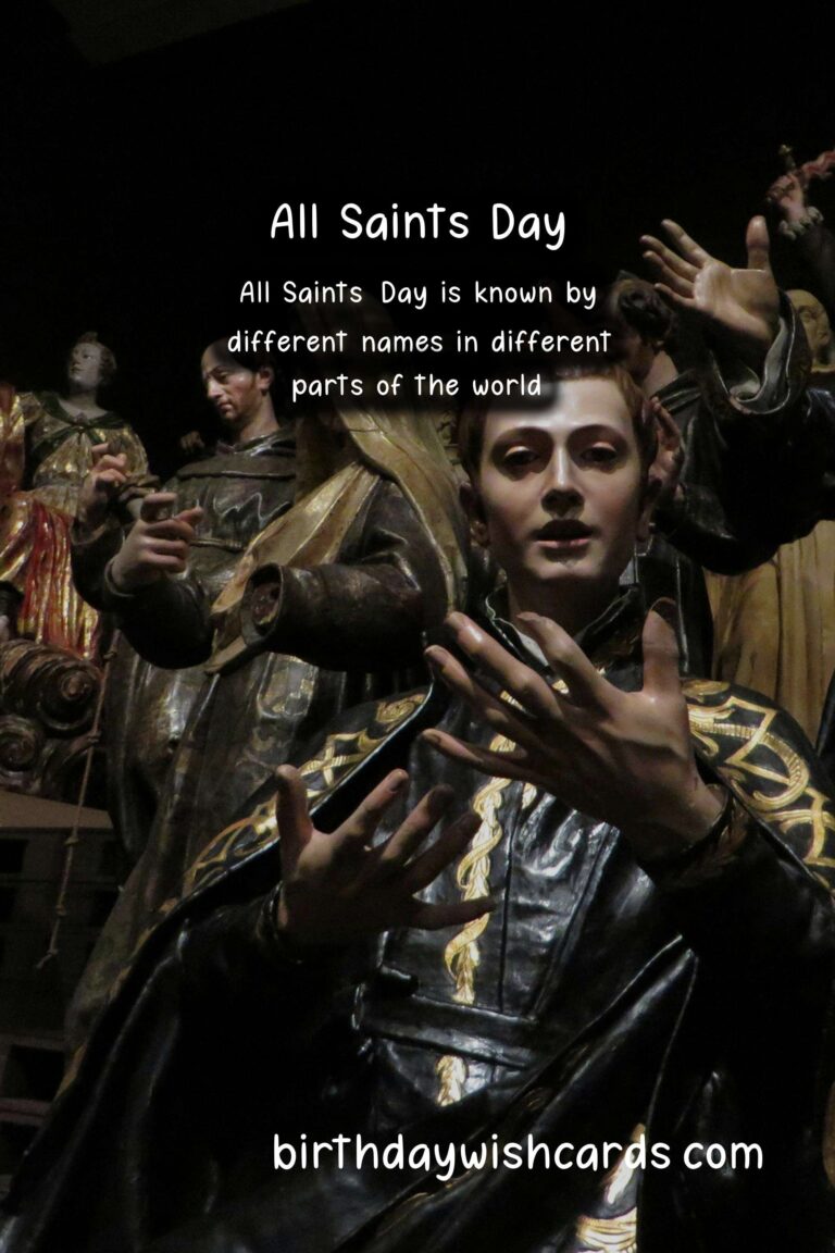 All saints day: A celebration of faith and remembrance
