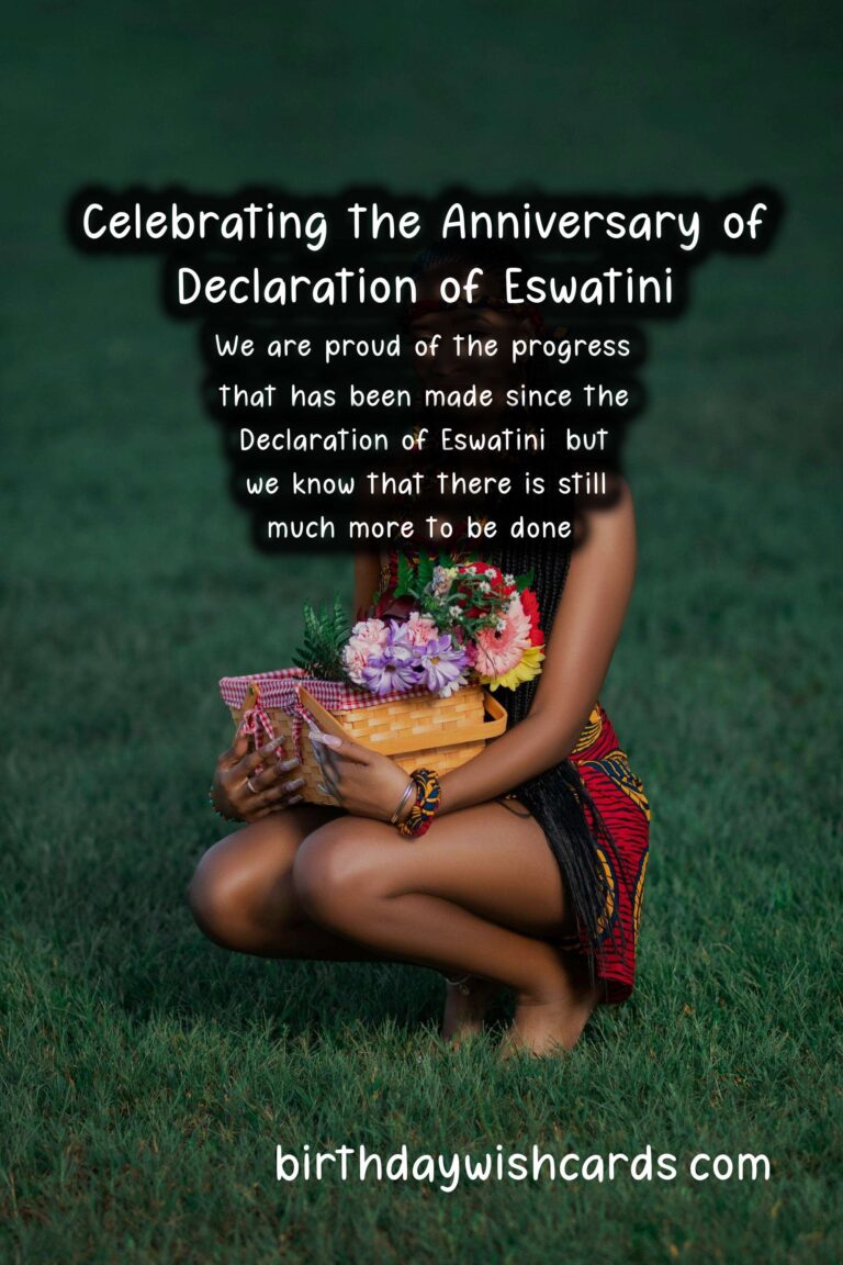 Anniversary of Declaration of Eswatini – April 12