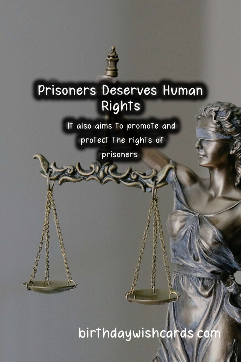 April 10 (2021): Prisoner's Day - A Day to Remember the Struggles and Rights of Prisoners