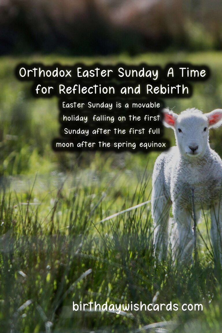 April 16 - Orthodox Easter Sunday: A Celebration of Faith and Tradition