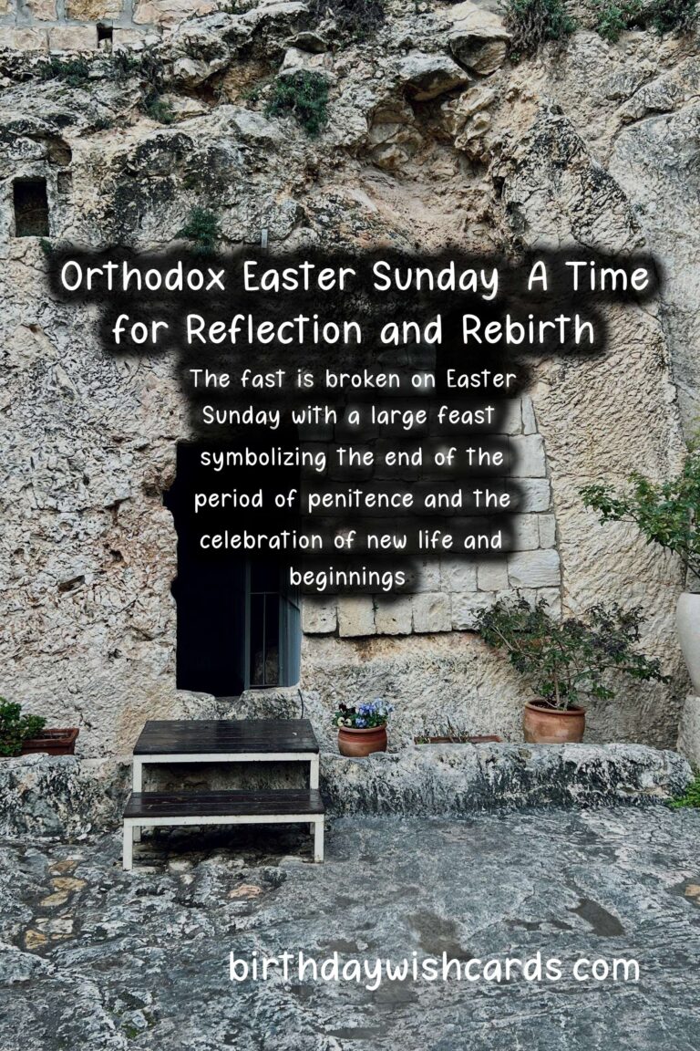 April 16 - Orthodox Easter Sunday: A Celebration of Faith and Tradition
