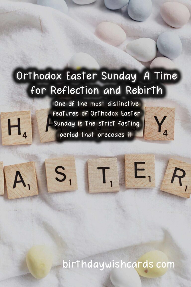 April 16 – Orthodox Easter Sunday: A Celebration of Faith and Tradition