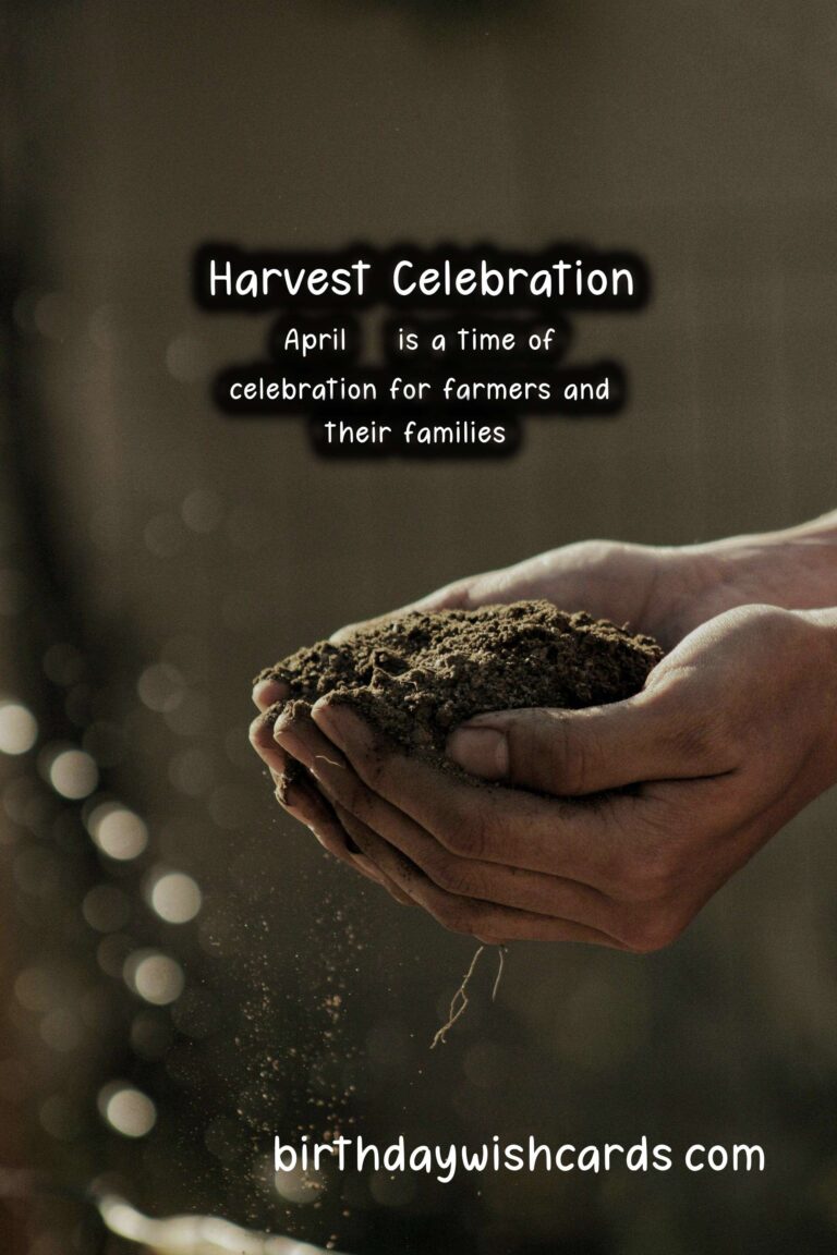 April 19 - End of Agricultural Season