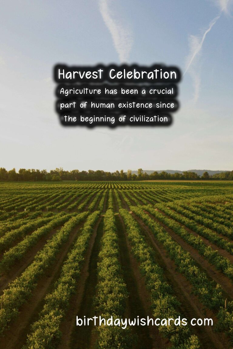 April 19 - End of Agricultural Season