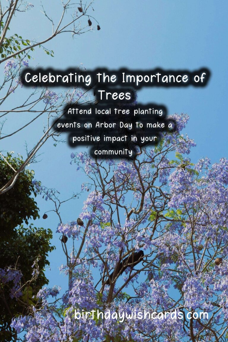 April 5 (2021): Arbor Day - Celebrating the Importance of Trees
