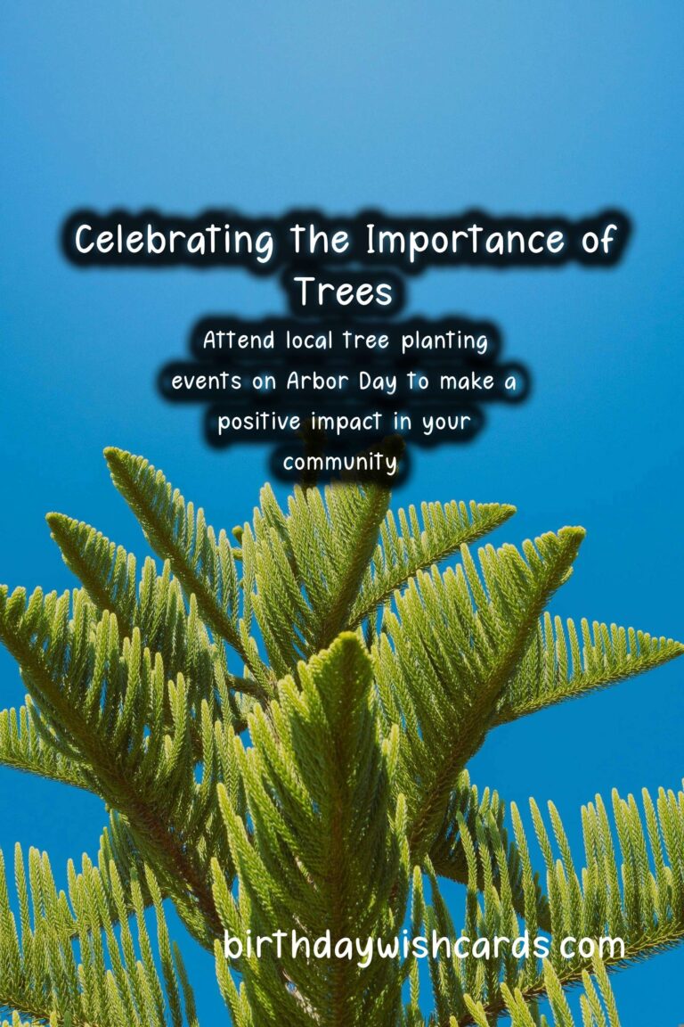 April 5 (2021): Arbor Day - Celebrating the Importance of Trees
