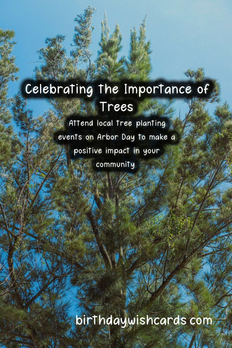 April 5 (2021): Arbor Day - Celebrating the Importance of Trees