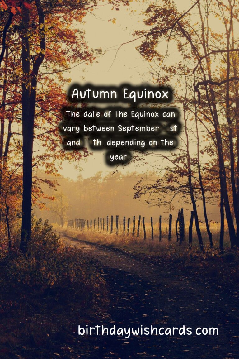 Autumn Equinox: September 23