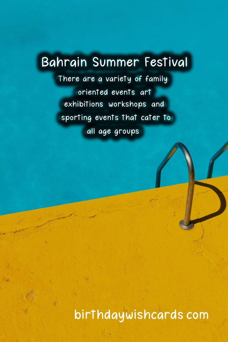 Bahrain Summer Festival: An Unforgettable Adventure