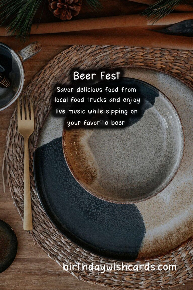 Beer Fest – August 12th-16th