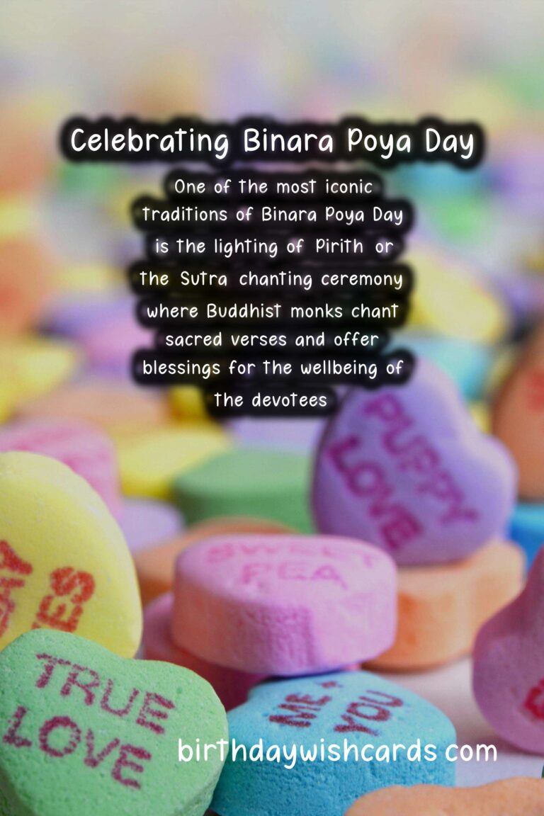 Binara Poya Day – Full Moon day in September