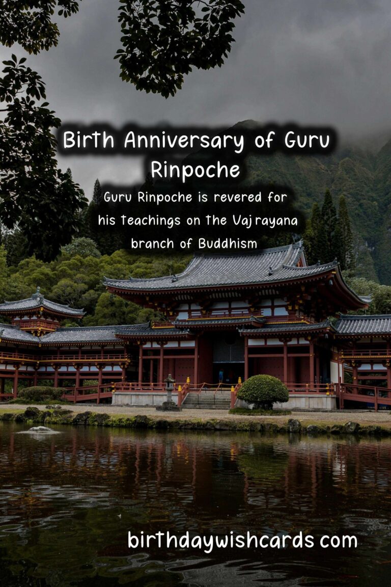 Birth Anniversary of Guru Rinpoche – June*