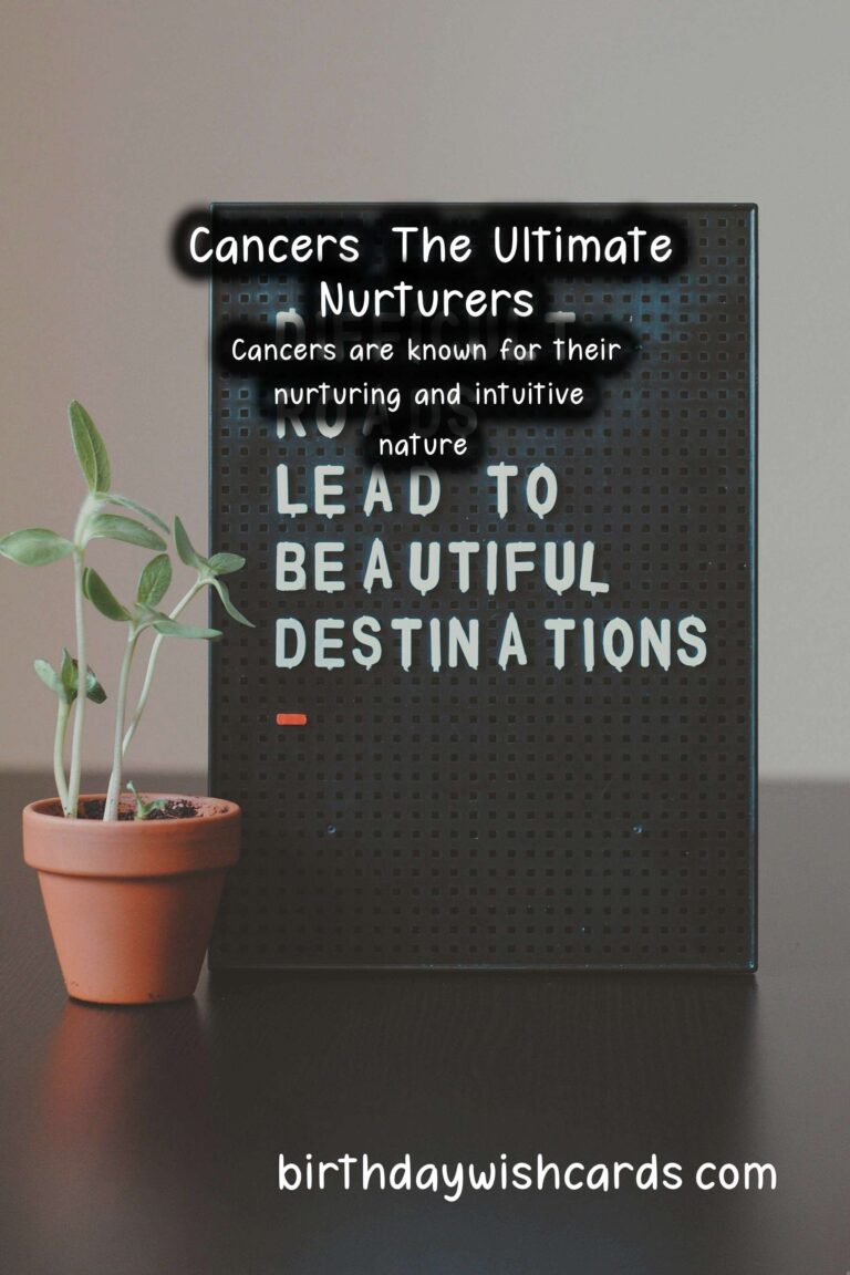Cancer Zodiac Sign: Warm Wishes for the Nurturing and Intuitive