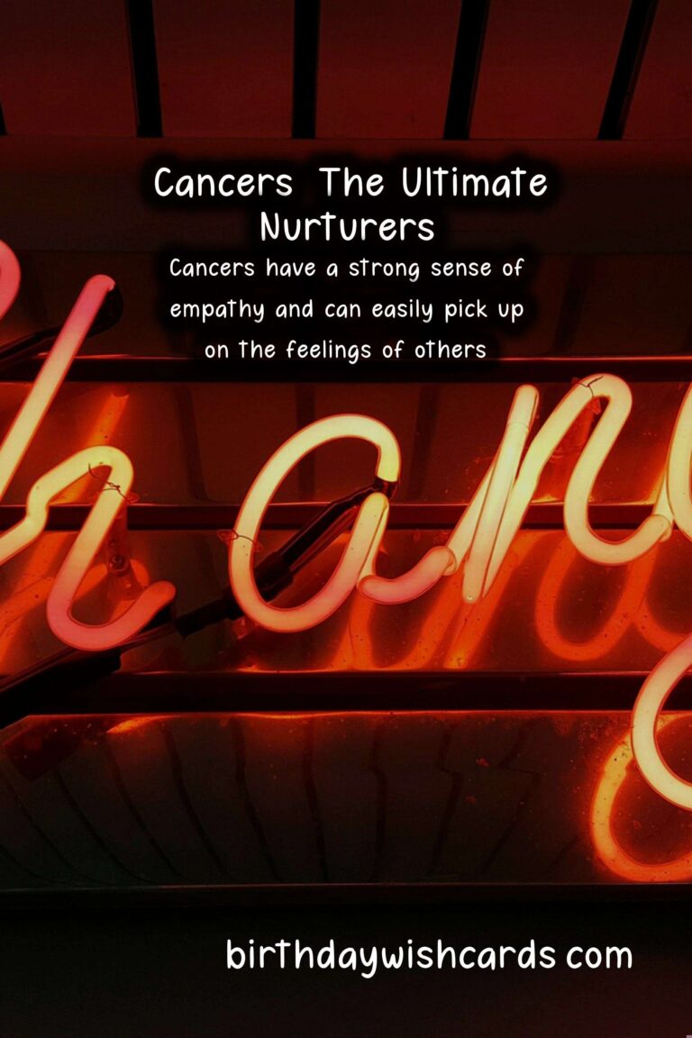 Cancer Zodiac Sign: Warm Wishes for the Nurturing and Intuitive