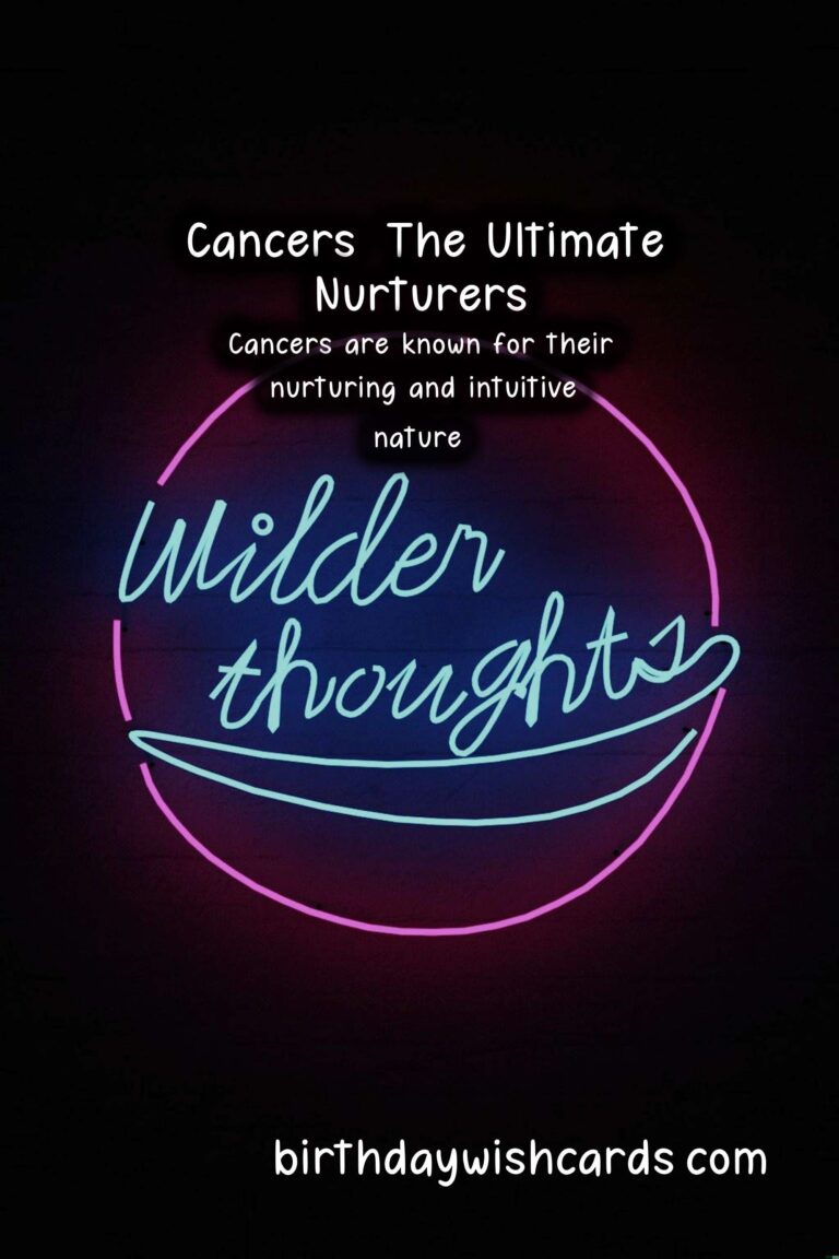 Cancer Zodiac Sign: Warm Wishes for the Nurturing and Intuitive
