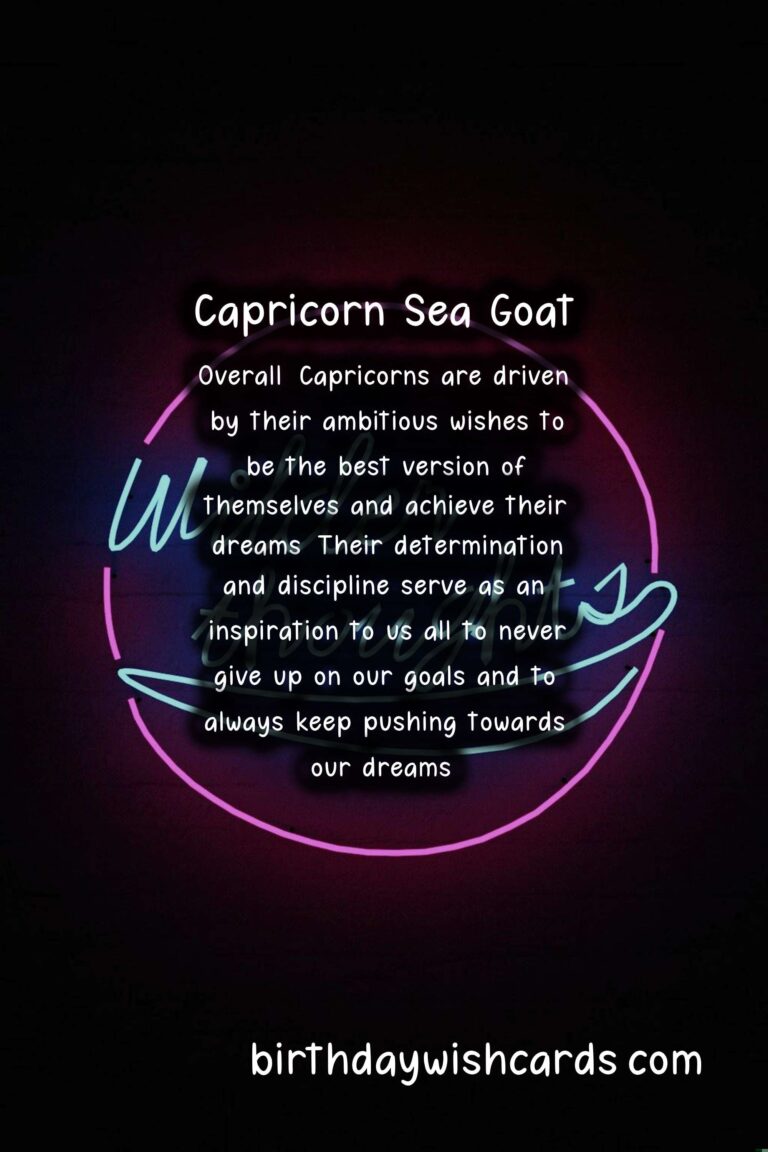 Capricorn Zodiac Sign: Ambitious Wishes for the Determined and Disciplined
