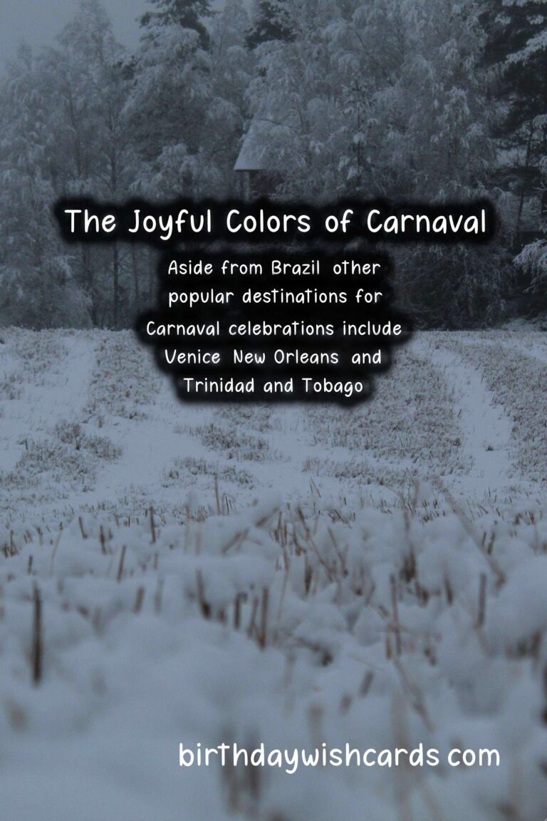 Carnaval (February) – A Celebration of Joy and Color