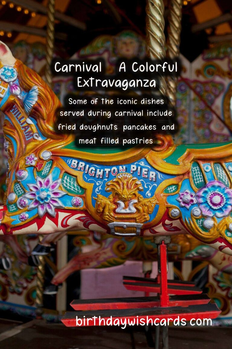 Carnival - An Extravagant and Colorful Celebration in February or March