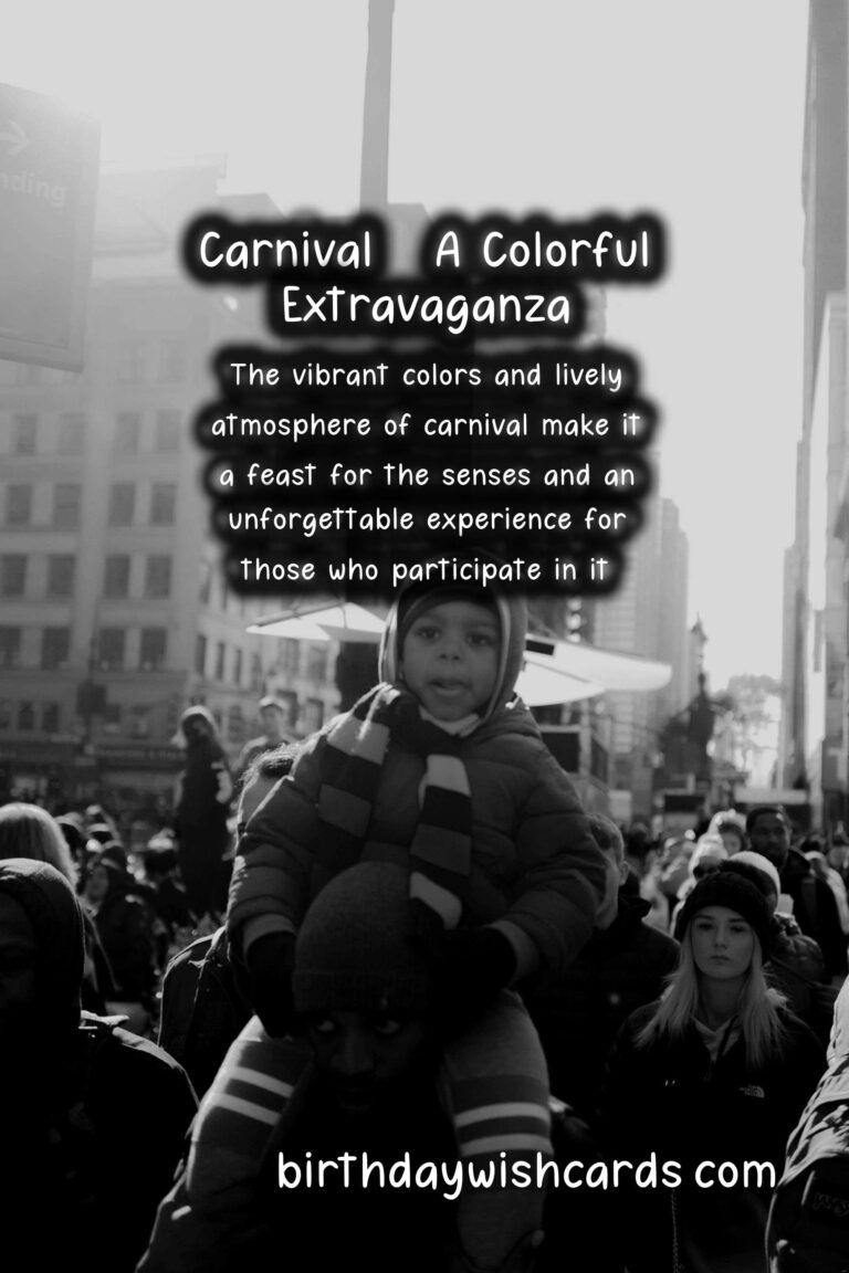 Carnival - An Extravagant and Colorful Celebration in February or March
