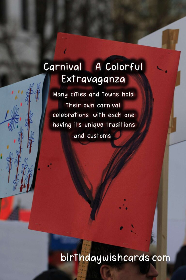 Carnival - An Extravagant and Colorful Celebration in February or March