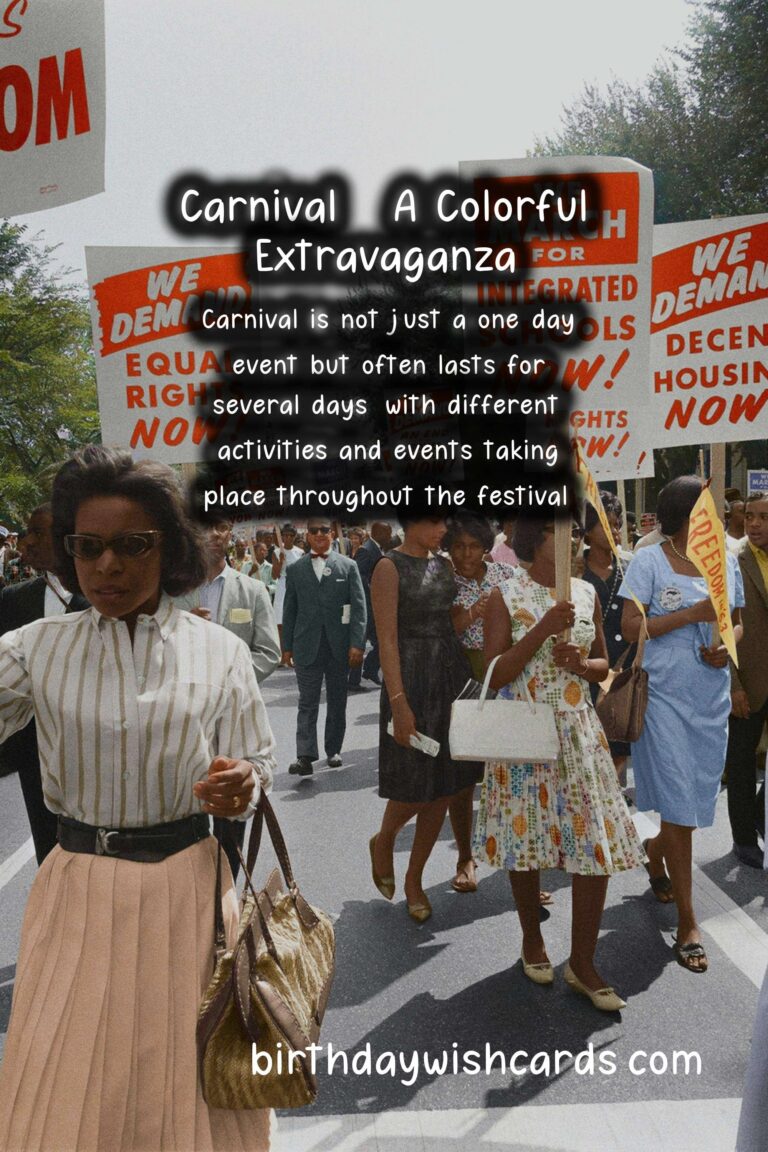 Carnival - An Extravagant and Colorful Celebration in February or March