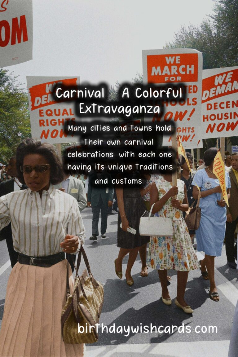 Carnival - An Extravagant and Colorful Celebration in February or March