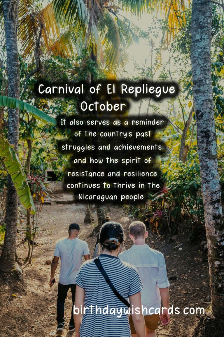 Carnival of El Repliegue – October 26
