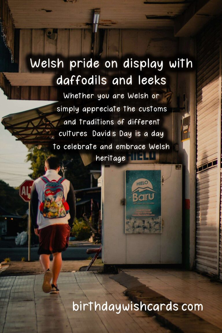 Celebrate David's Day - A Day of Culture and Heritage