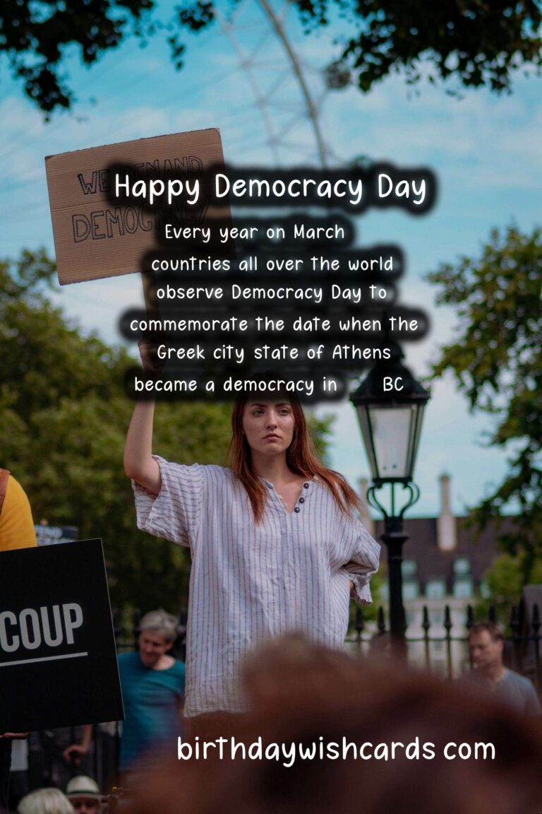 Celebrate Democracy Day (March 26) with Joy and Gratitude