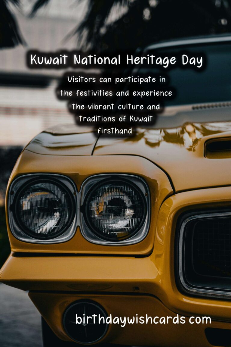 Celebrate Kuwait National Heritage Day on December 7