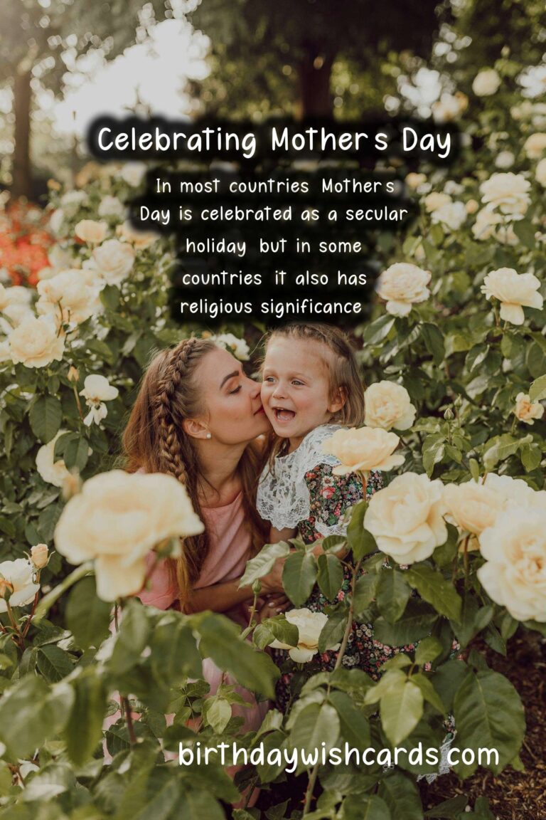 Celebrate Mother's Day on August 12: A Day to Show Love and Gratitude